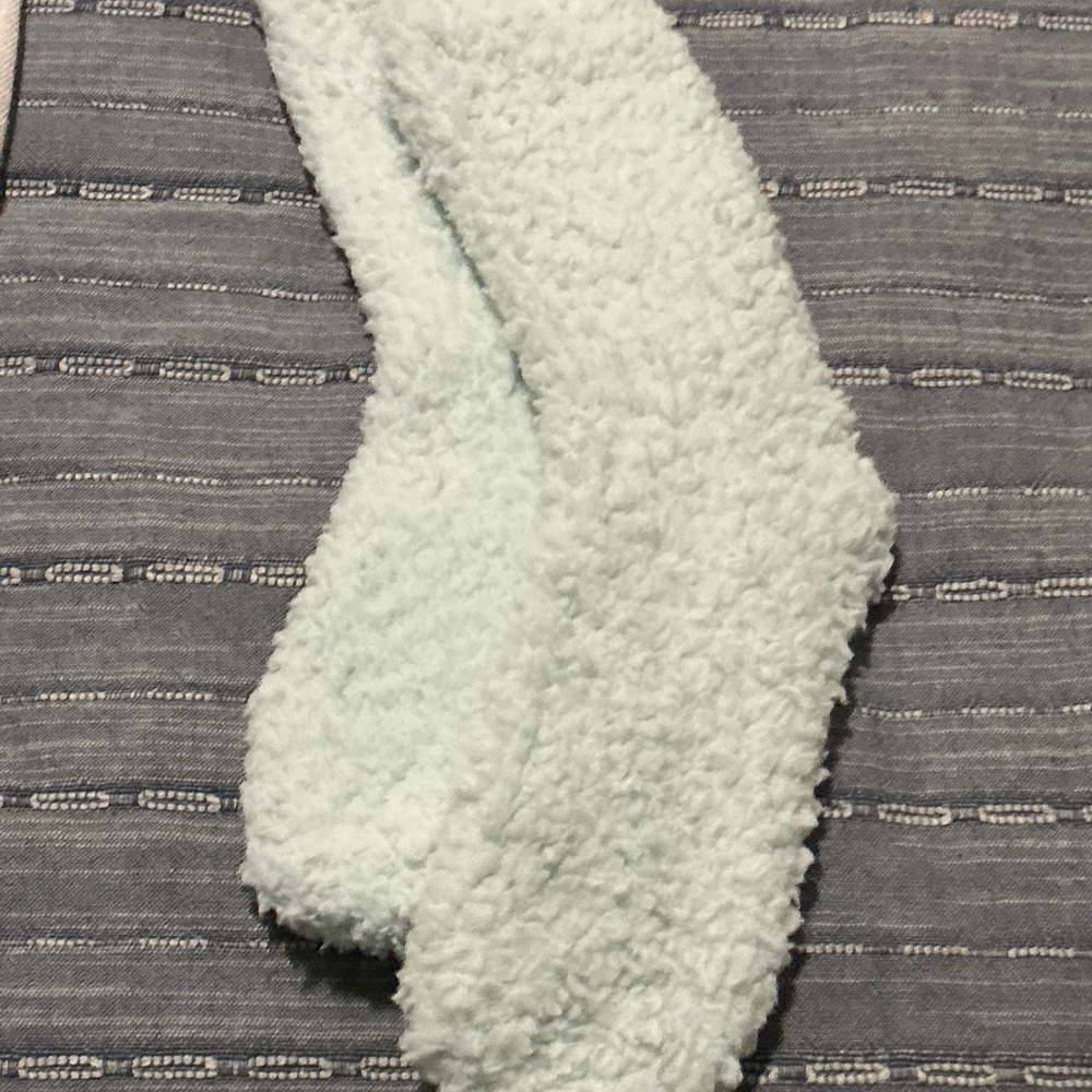 Athleta Fuzzy White Socks